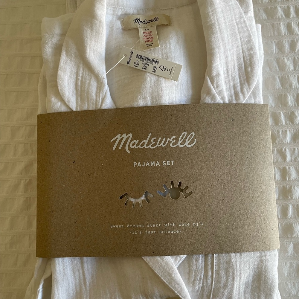 Madewell lightspun pajama set